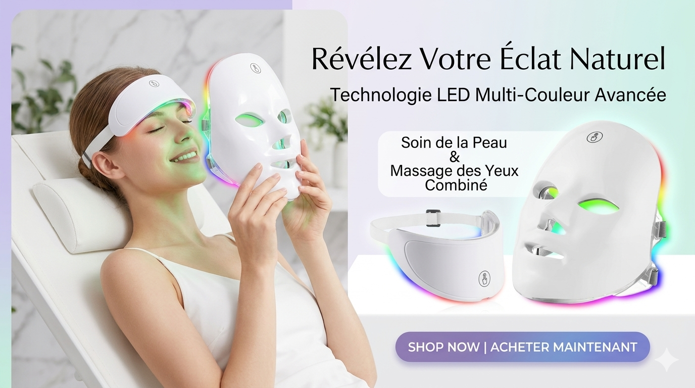 Masque-Led La lumière qui révèle votre éclat naturel