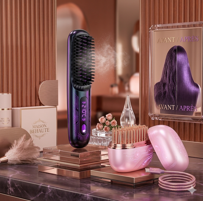 BROSSE CHAUFFANTE DE POCHE SANS FIL